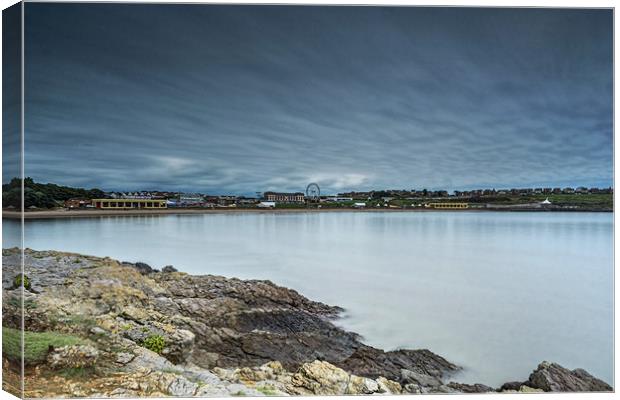 Two Minutes At Barry Island Revisited Canvas Print by Steve Purnell