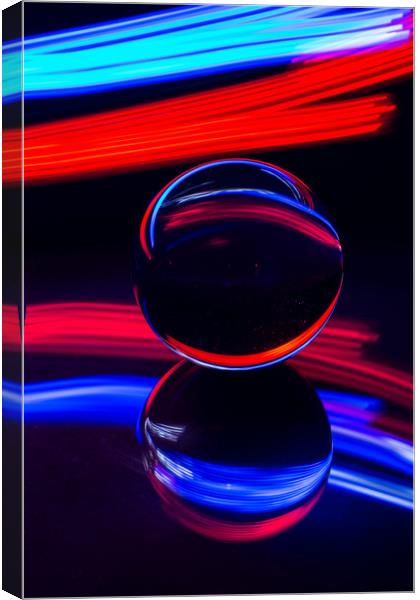 The Light Painter 4 Canvas Print by Steve Purnell