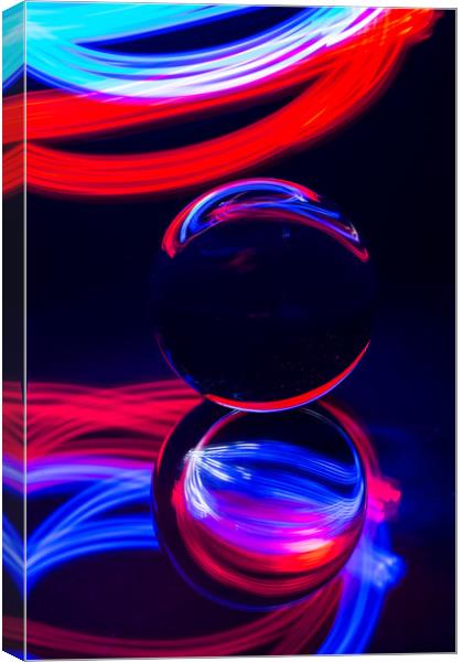 The Light Painter 7 Canvas Print by Steve Purnell