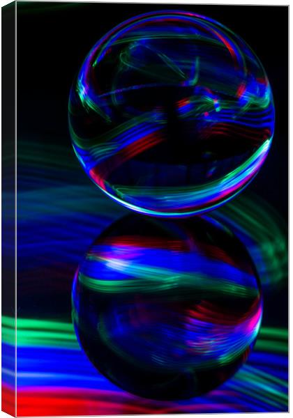 The Light Painter 15 Canvas Print by Steve Purnell