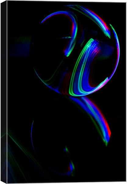 The Light Painter 18 Canvas Print by Steve Purnell