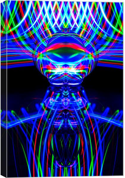 The Light Painter 54 Canvas Print by Steve Purnell