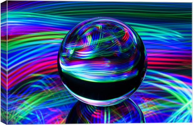 The Light Painter 38 Canvas Print by Steve Purnell
