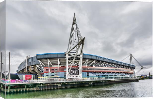 Principality Stadium North View Canvas Print by Steve Purnell
