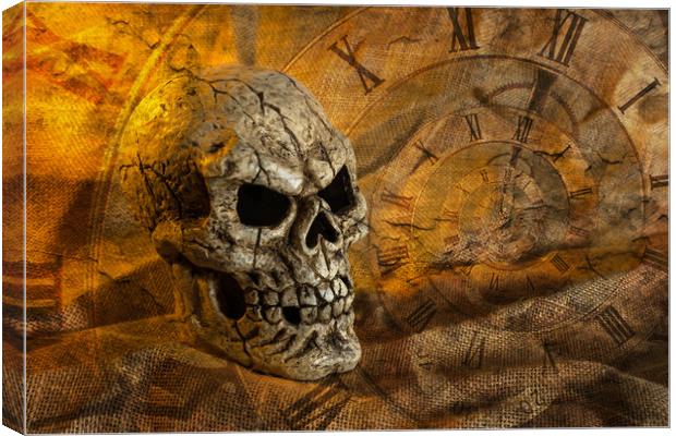 Ravages Of Time Canvas Print by Steve Purnell