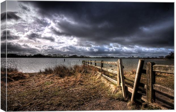 Penyfan Pond Canvas Print by Steve Purnell