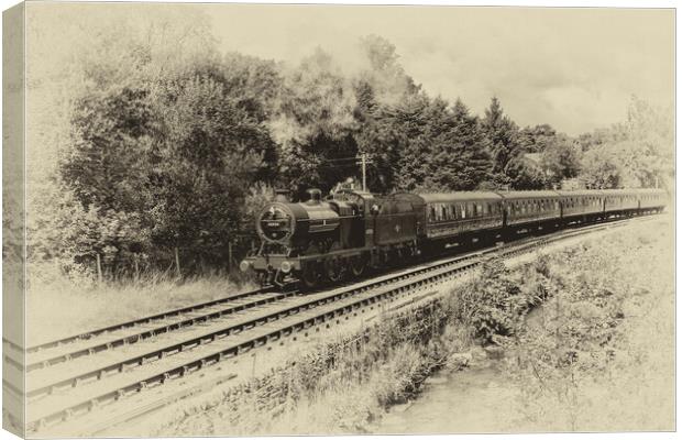 Midland Railway 4F 0-6-0 Steam Engine Canvas Print by Roger Green