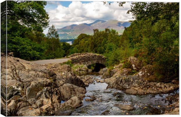 Ashness Bridge Canvas Print by Roger Green