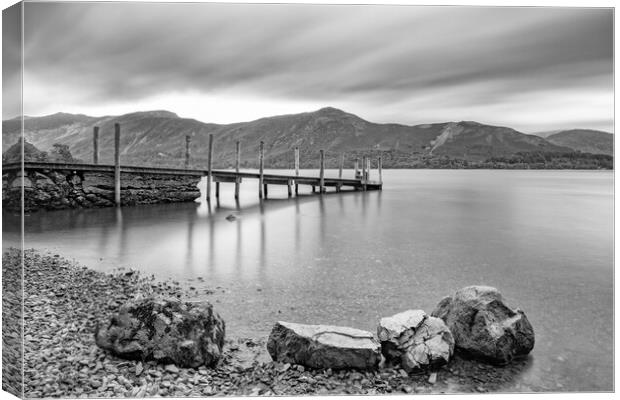 Ashness Jetty Canvas Print by Roger Green