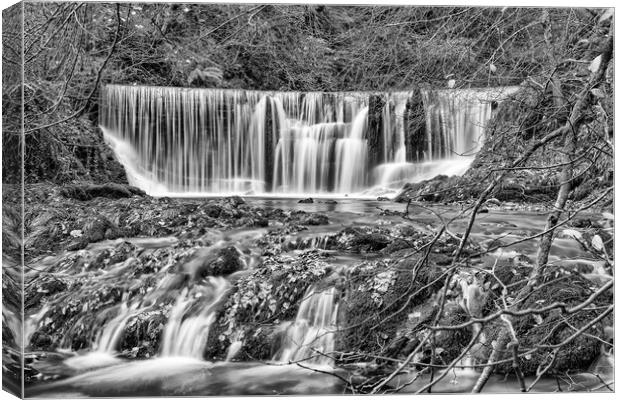 Waterfall at Ambleside Canvas Print by Roger Green