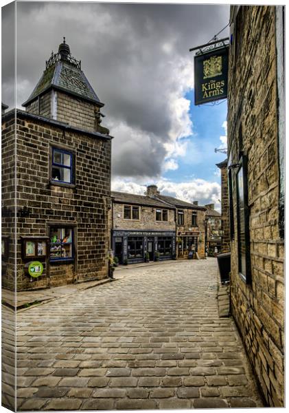 Haworth Village Canvas Print by Roger Green