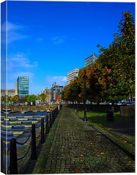 Autumnal Liverpool Canvas Print by Roger Green