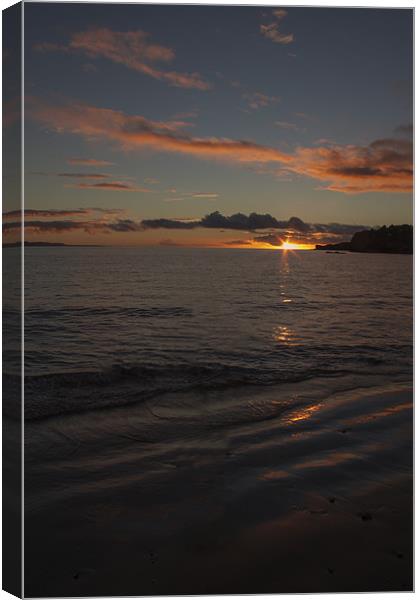 Lanzarote Sunset Canvas Print by Roger Green