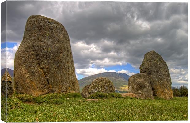 Castlerigg Stone Circle Canvas Print by Roger Green