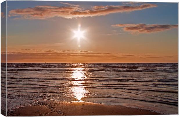 As The Sun Sets Canvas Print by Roger Green