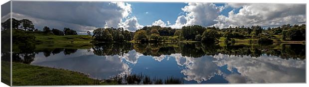  Loughrigg Tarn Canvas Print by Roger Green