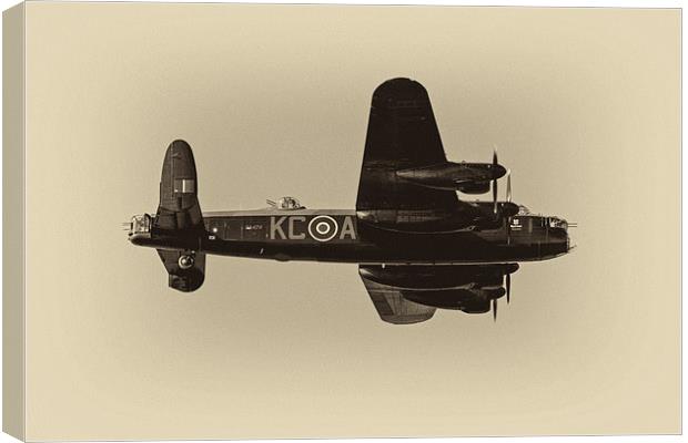 Avro Lancaster Canvas Print by Roger Green