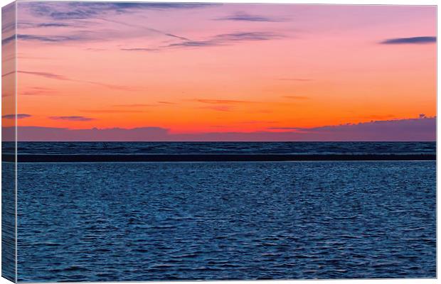 Ainsdale Sunset Canvas Print by Roger Green