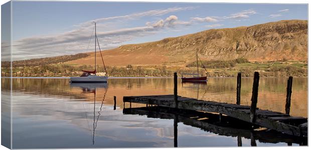 Down On Ullswater Canvas Print by Roger Green