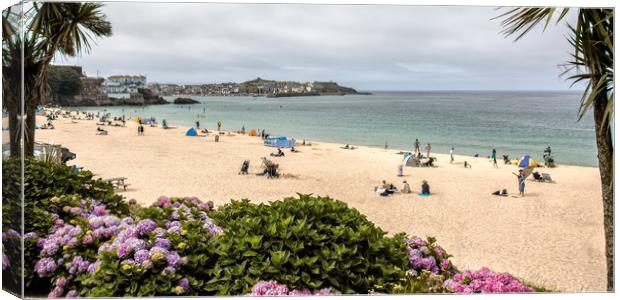 Porthminster Beach Canvas Print by Roger Green