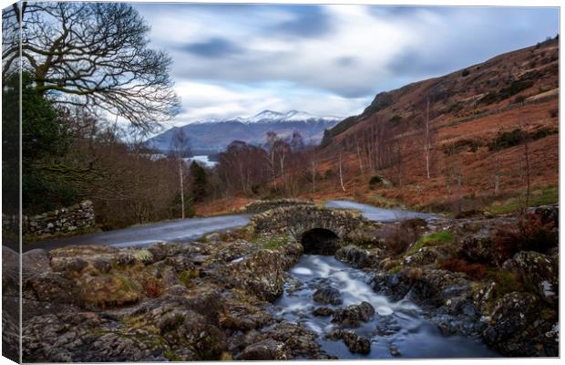 Ashness Bridge Canvas Print by Roger Green