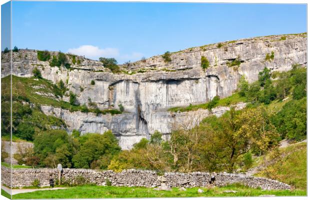 Malham Cove Canvas Print by Roger Green