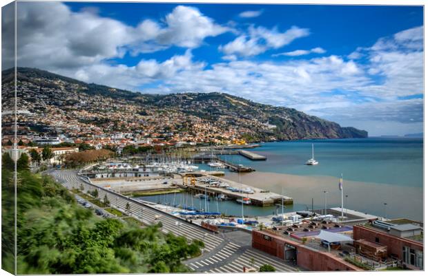 Funchal, Capital of Madeira Canvas Print by Roger Green