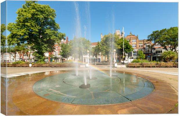 Princess Diana Memorial Gardens in Southport Canvas Print by Roger Green