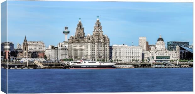 Liverpool Waterfront Canvas Print by Roger Green