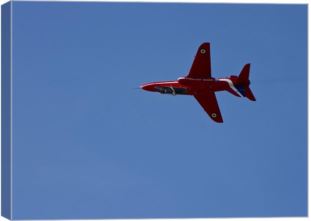 Red Arrow Canvas Print by Roger Green