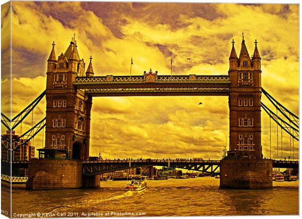 Tower Bridge Canvas Print by Kevin Carr