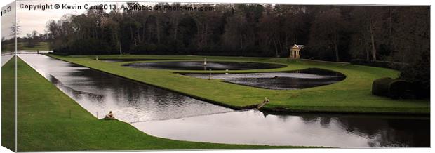 On The Estate - Fountains Abbey Canvas Print by Kevin Carr