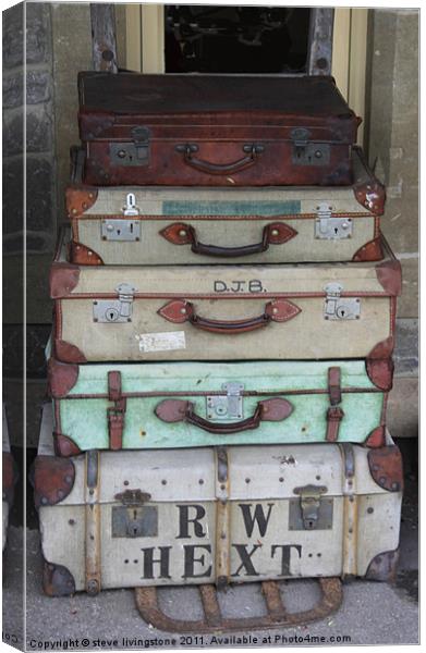 all packed.. ready to go Canvas Print by steve livingstone
