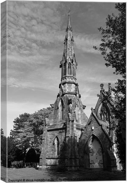 the old chapel Canvas Print by steve livingstone
