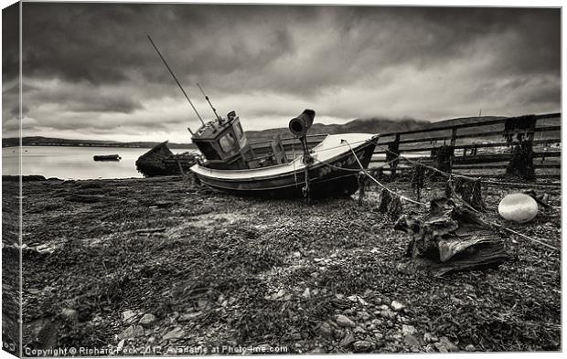 Fishing Vessel Canvas Print by Richard Peck