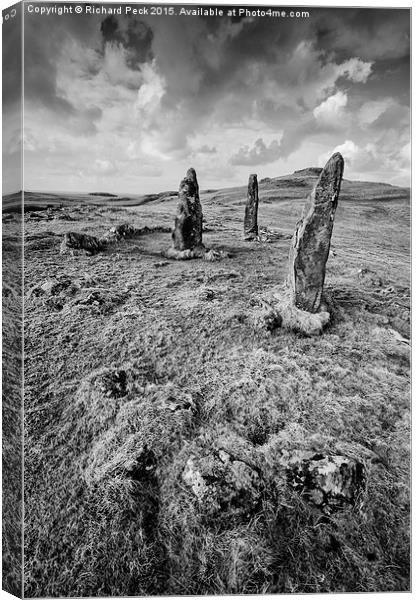  Standing Around Canvas Print by Richard Peck