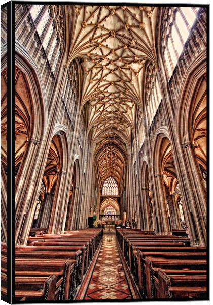 St Mary Redcliff, Bristol. Canvas Print by Becky Dix
