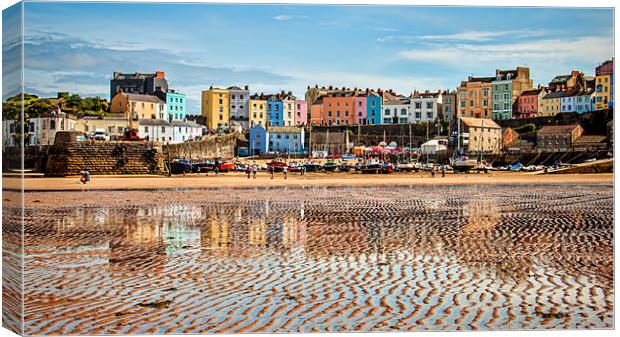  Day out at the Seaside. Canvas Print by Becky Dix