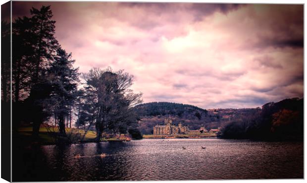 Margam Castle & Grounds. Canvas Print by Becky Dix