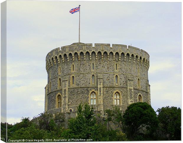 Windsor Castle Canvas Print by Ciara Hegarty