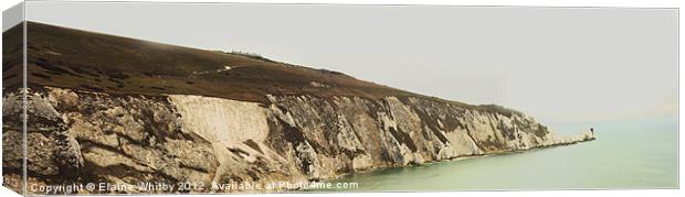 Needles Isle Of Wight Canvas Print by Elaine Whitby