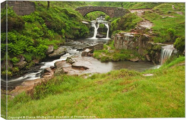 Three Shire Canvas Print by Elaine Whitby