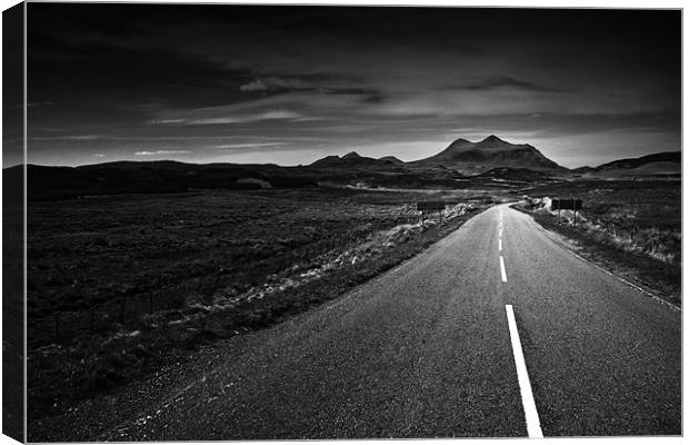 the road to Torridon Canvas Print by Dorit Fuhg