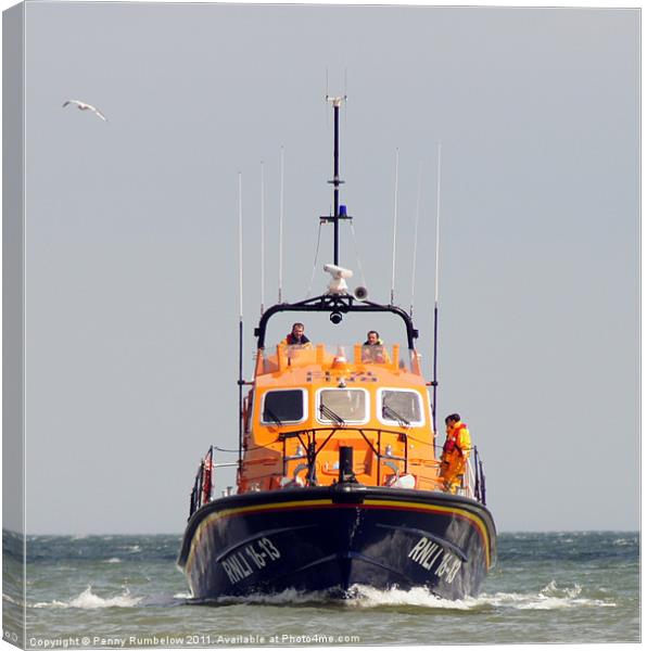cromer lifeboat Canvas Print by Elouera Photography