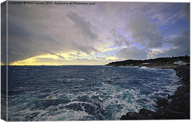The Approaching Storm Canvas Print by Paul Causie