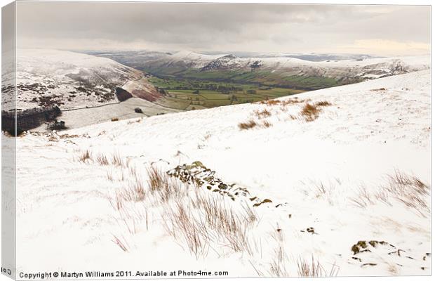 Vale of Edale, Peak District Canvas Print by Martyn Williams