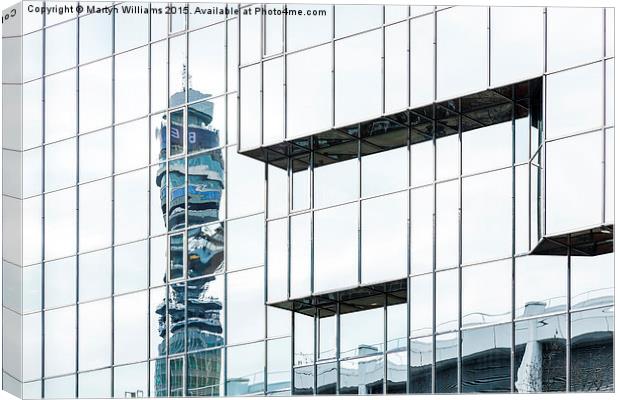 BT Tower, London Canvas Print by Martyn Williams