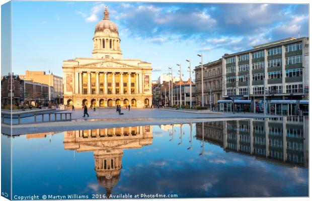 Council House, Nottingham, England Canvas Print by Martyn Williams