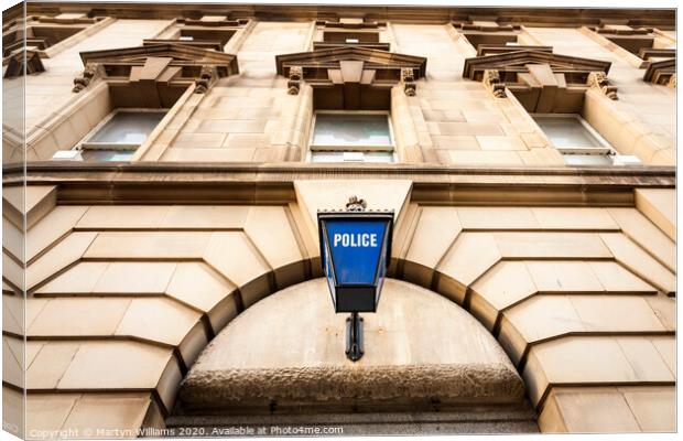 The Old Police Station, Nottingham Canvas Print by Martyn Williams