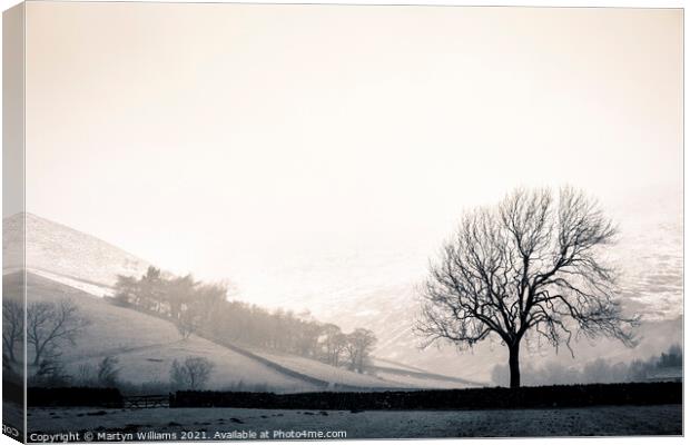 Peak District Landscape Canvas Print by Martyn Williams